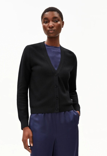 Strick-Cardigan "Menaal Links Links" - black