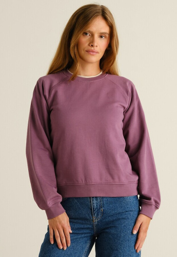 Sweatshirt "Ystad Base" - berry purple